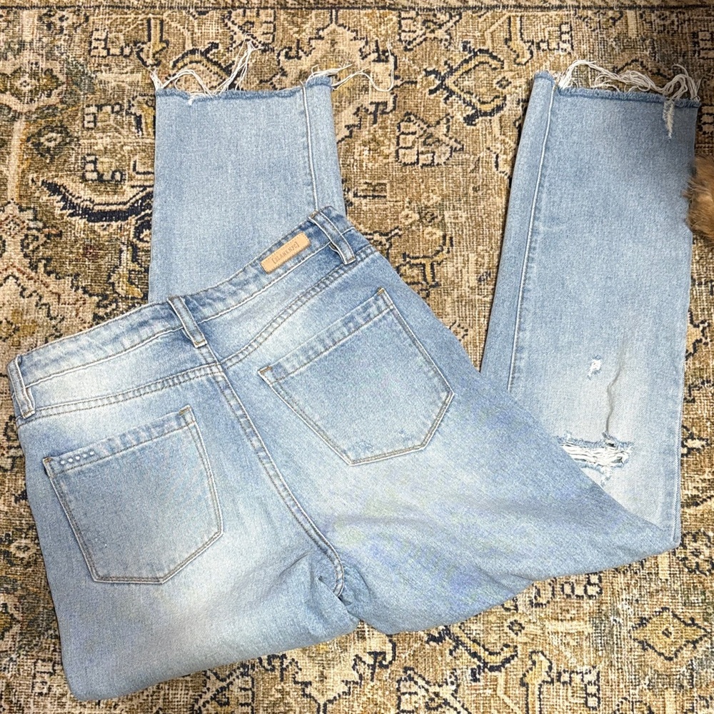 Blank NYC Light Blue Cropped Jeans